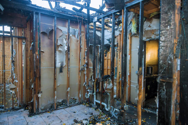 Professional Emergency Fire Cleanup technician working in Bellaire, TX